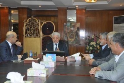 وزير النقل بيان الزبيدي يبحث مع وفد العتبة العباسية انشاء شركة طيران