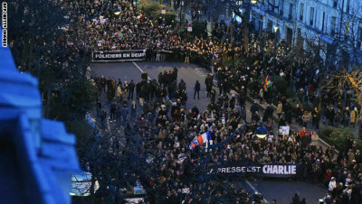 Mass Unity Rally Held In Paris Following Recent Terrorist Attacks