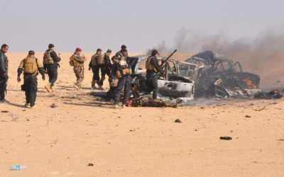 مقتل ستة إرهابيين وتدمير عجلتين وهاون عيار 81 ملم في مناطق متفرقة من محافظة الأنبار