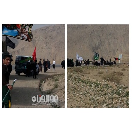 عراقيون موالون يتحثون الخطى ويتحدون الجبال وقساوة البرد لزيارة ثامن الائمة الامام علي بن موسى الرضا عليهم السلام