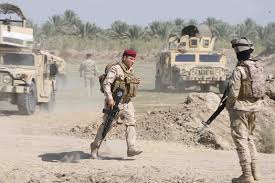 دخول القوات الأمنية والحشد الشعبي للمجمع السكني في ناحية البغدادي في الانبار