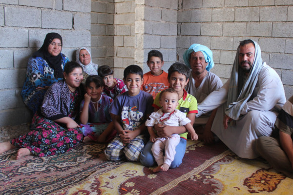 صورة لنازحين نشرها موقع الامم المتحدة