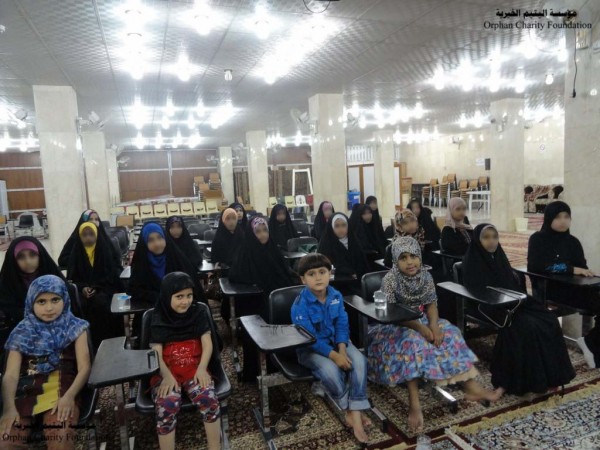 مؤسسة اليتيم الخيرية في النجف الاشرف تنظم سفرة ترفيهية لعدد من الايتام الذين ترعاهم