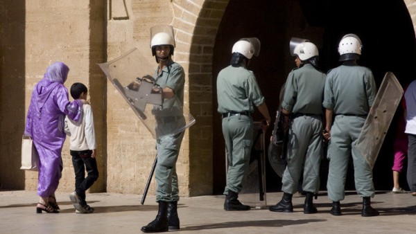 Reuters STR New قوات أمن مغربية 