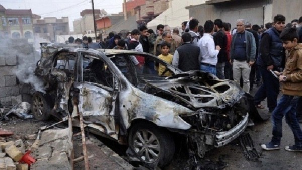 AFP صورة من تفجير سابق في العراق 