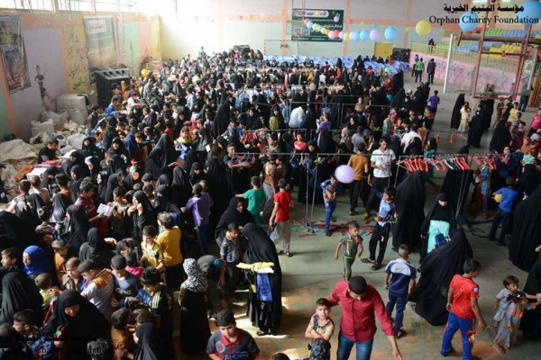 مؤسسة اليتيم الخيرية في ميسان تختتم مهرجان كسوة الايتام عشر في عيد الفطر 