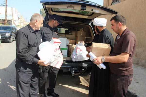 لجنة دعم الحشد الشعبي ترسل الوجبه الاولى من المساعدات الطبية الى قواطع المجاهدين