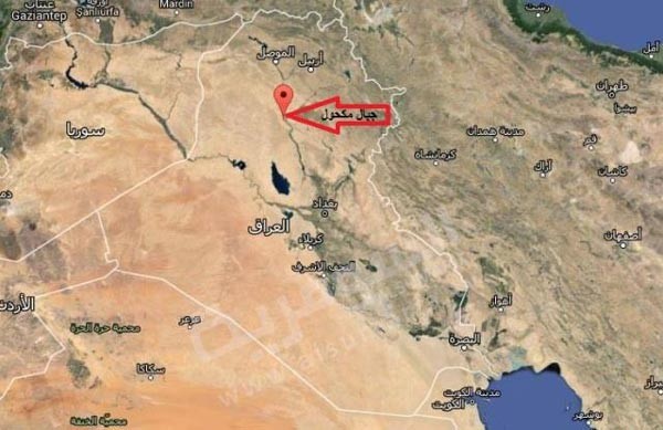 خارطة تبين موقع