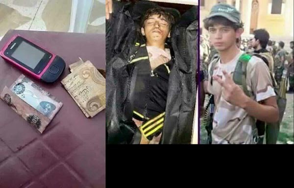 أصغر شهيد بالحشد الشعبي المبارك الشاب مثنى الكلابي