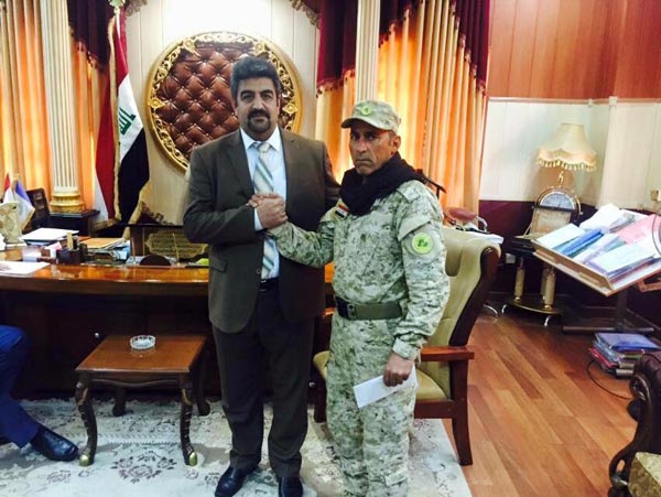 مسيحي واب لشهدين ضمن فصائل الحشد الشعبي في جامعة واسط