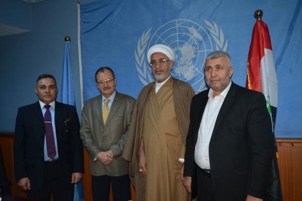 الوقف الشيعي والأمم المتحدة يناقشان عقد مؤتمر دولي لحقوق الإنسان