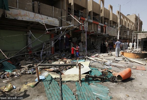 استشهاد وجرح 8 اشخاص بانفجار قرب مقهى شعبي جنوب شرقي بغداد