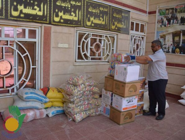 استجابة لما نشرته مؤسسة اليتيم الخيرية أحد المؤمنين من محافظة ميسان يتبرع بمجموعة من المواد الغذائية 