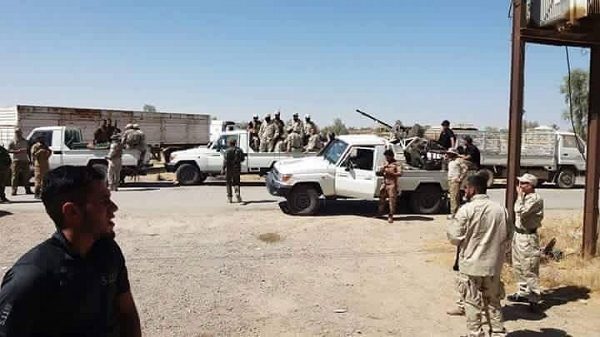 قوات العشائر المشاركة بتحرير قضاء الشرقاط 