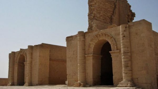بقايا مدينة الحضر التاريخية شمال العراق (أرشيف)