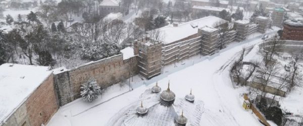 Snowfall in Istanbul
