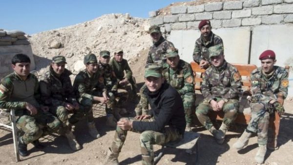 عناصر من قوات البشمركة الكردية في شمال العراق - (أ ب)